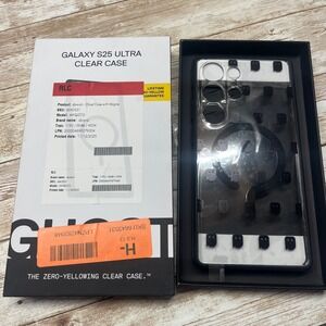 dbrand Ghost Clear Case Samsung Galaxy S25 Ultra MagSafe Zero Yellowing Open Box